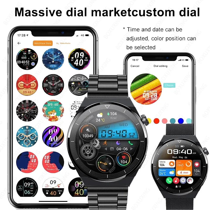 Huawei Xiaomi GT3 Pro Smart Watch Men AMOLED